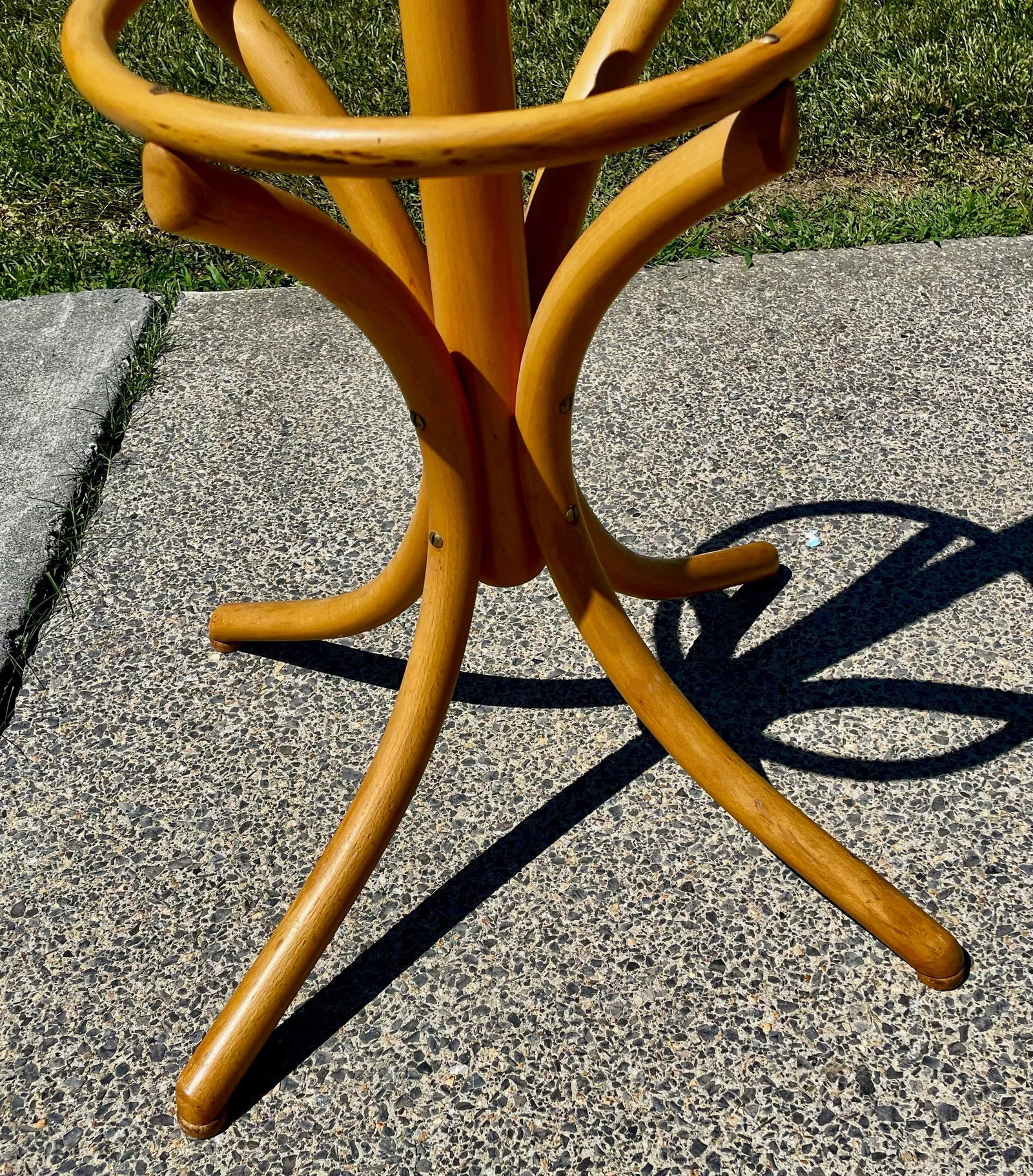 Mid 20th Century Bamboo Hat/Coat Rack Hall Tree Umbrella Holder - 11