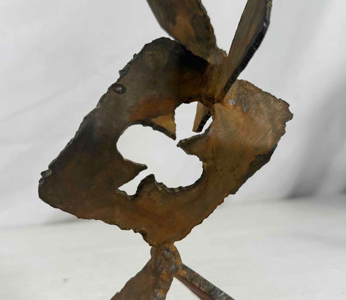 Falling Playing Cards— Abstract Steel Sculpture, Herbert Simon Estate - 6