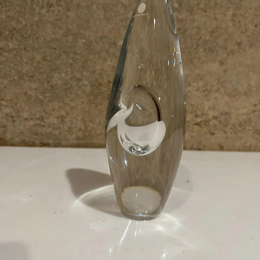 1957 Glass Vase Orchidée by Timo Sarpaneva for Iittala Finland - 2