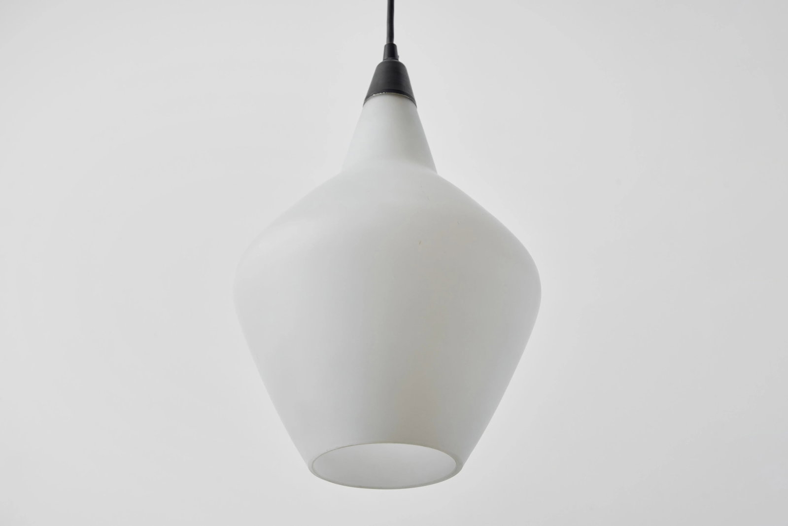 1950s Lisa Johansson-Pape Glass & Metal Ceiling Lamps - a Pair - 7