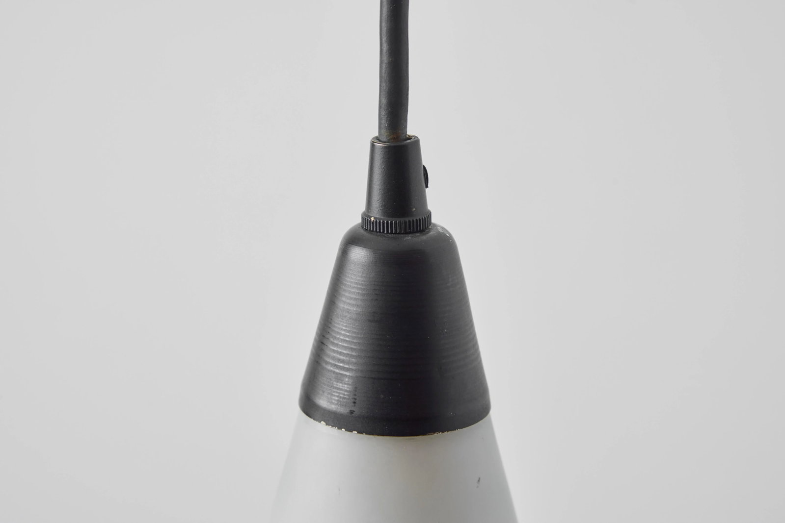 1950s Lisa Johansson-Pape Glass & Metal Ceiling Lamps - a Pair - 9