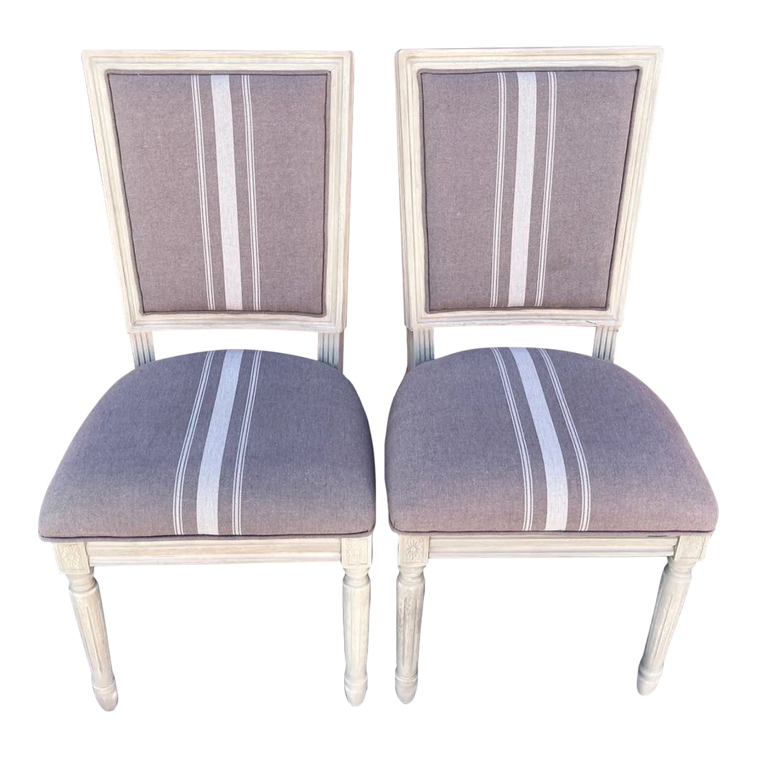 Safavieh Gray Buchanan French Brasserie Pair of Dining Chairs (1 of 9)