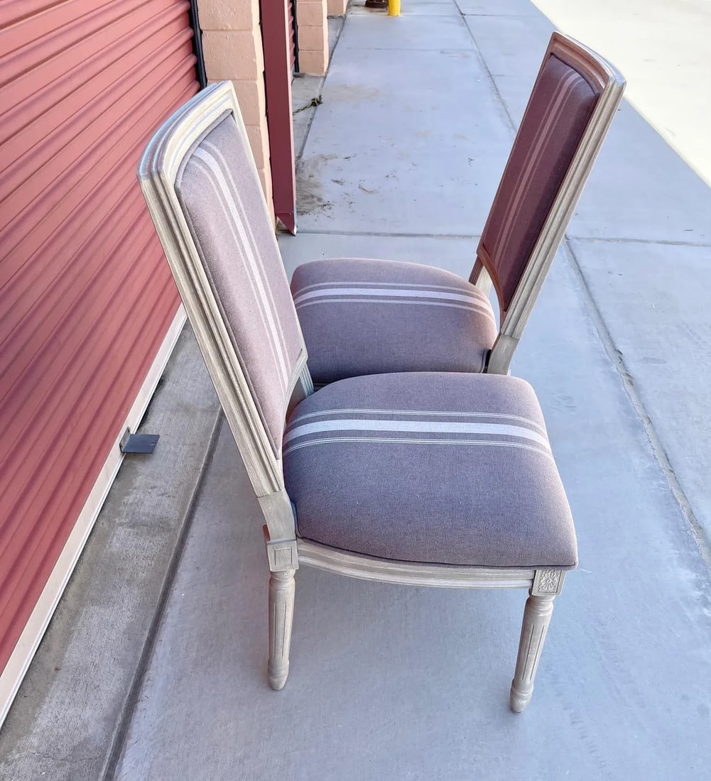 Safavieh Gray Buchanan French Brasserie Pair of Dining Chairs - 2