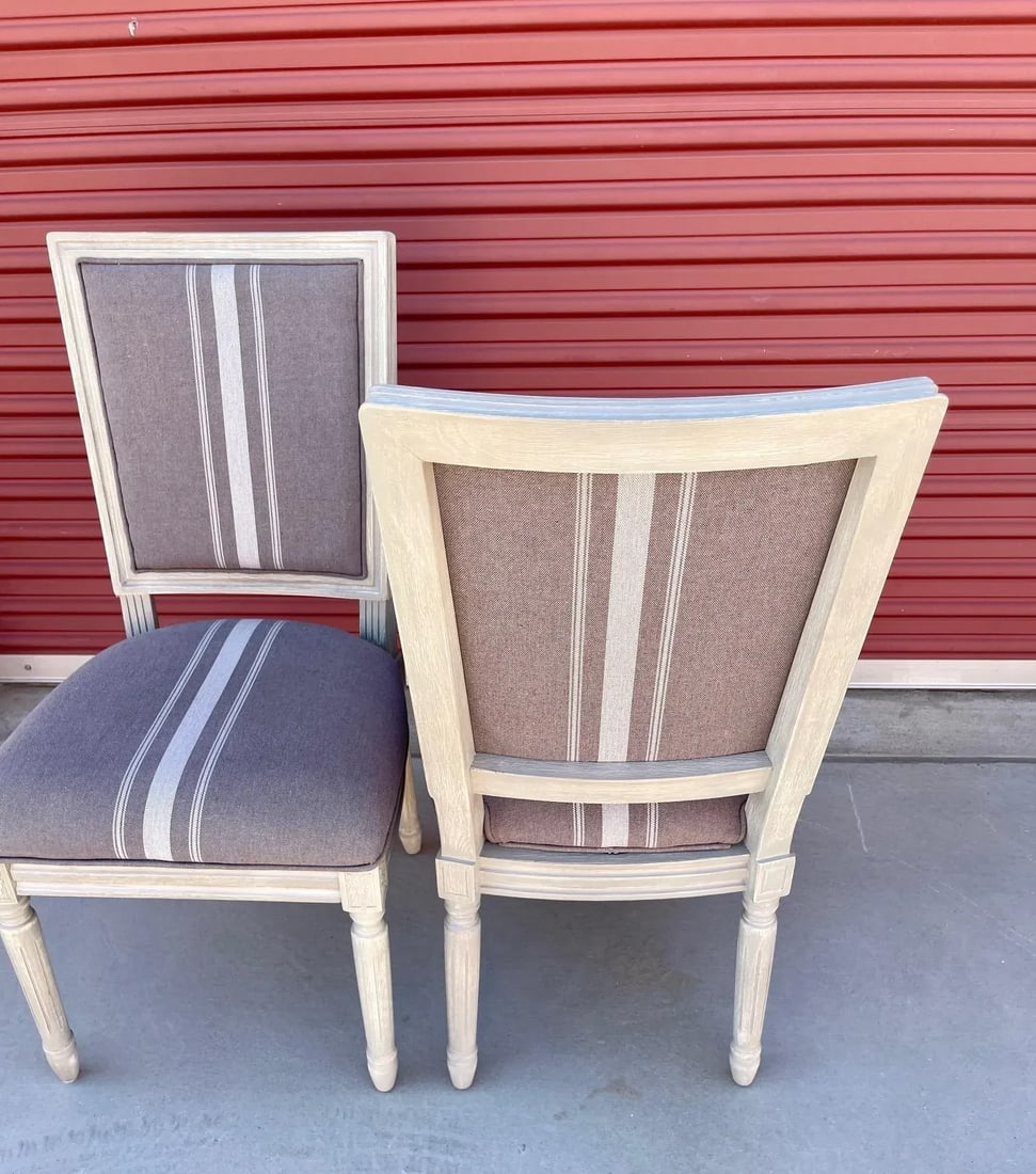Safavieh Gray Buchanan French Brasserie Pair of Dining Chairs - 3