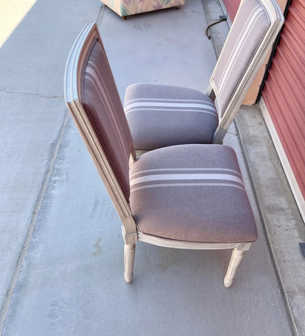 Safavieh Gray Buchanan French Brasserie Pair of Dining Chairs - 4