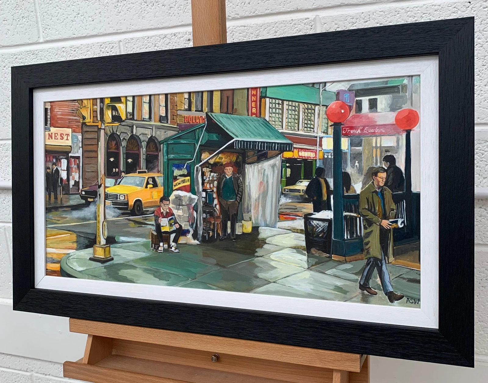 New York City Street Scene Painting - Unique Original Art by Leading British Contemporary Artist, 20 - 5