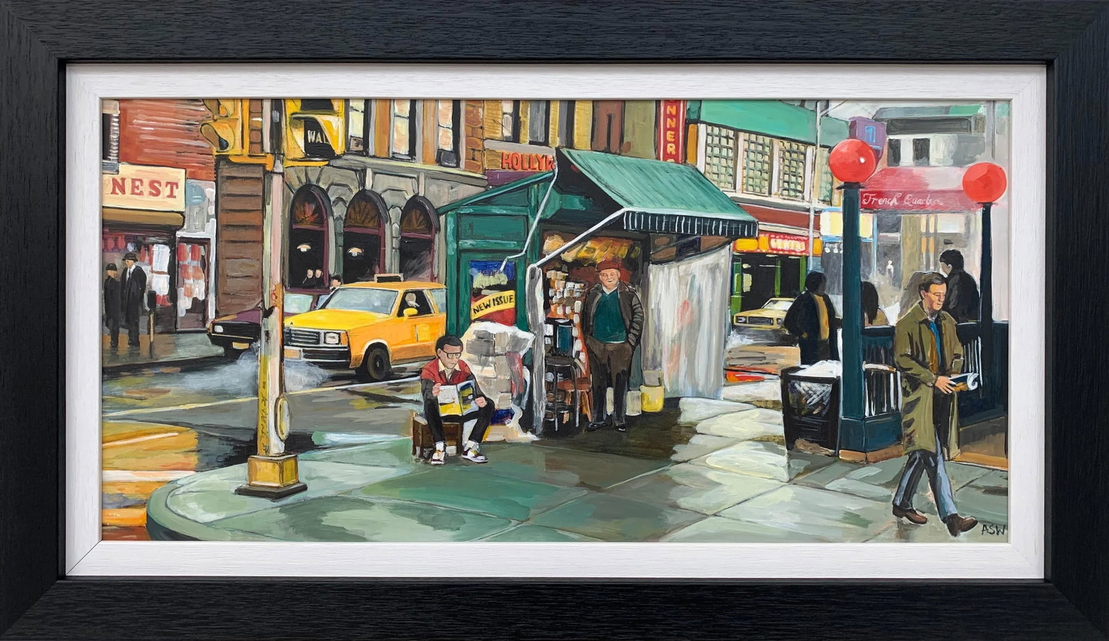 New York City Street Scene Painting - Unique Original Art by Leading British Contemporary Artist, 20 - 9