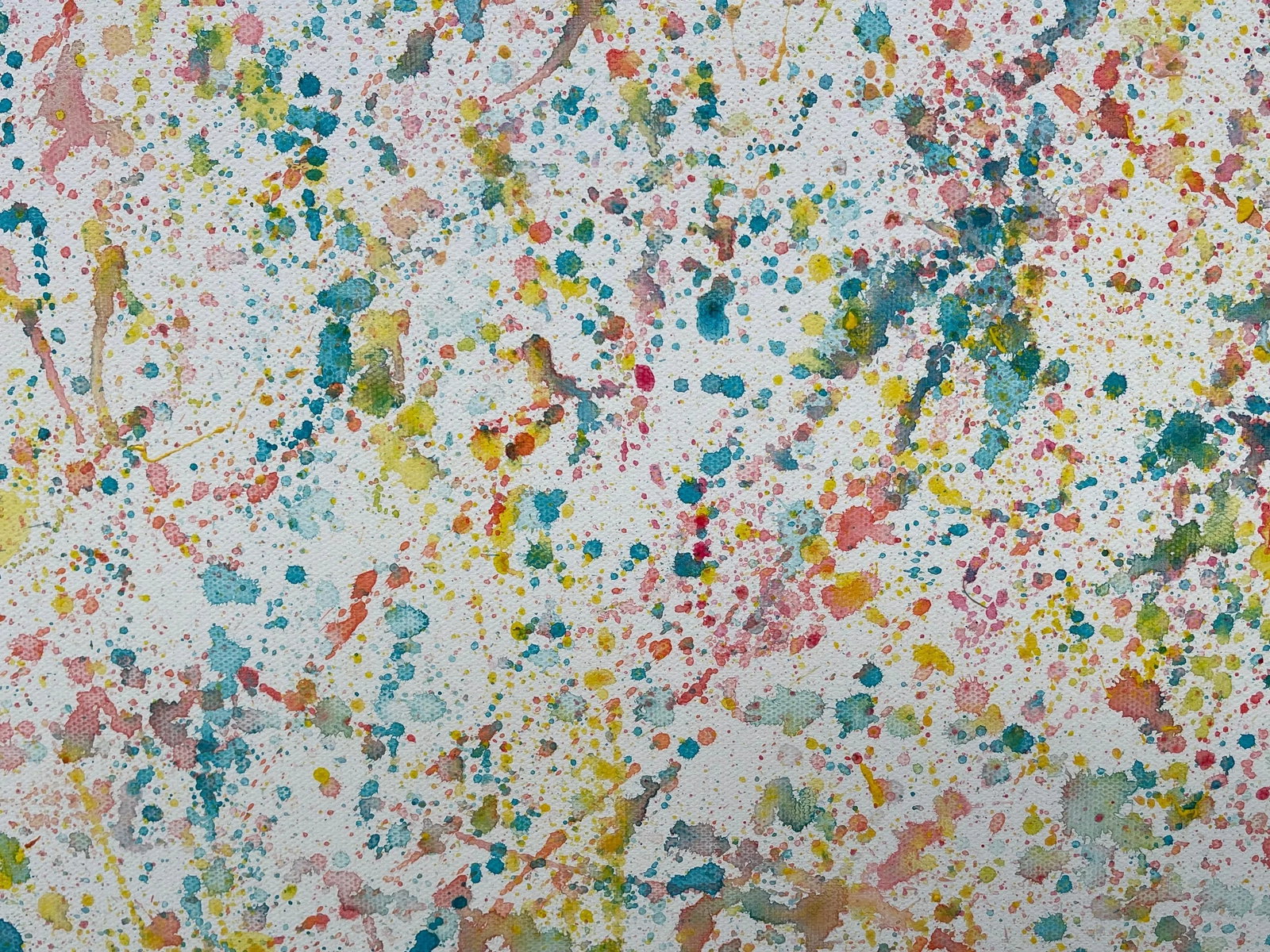 Colourful Abstract Flowers on White Background - Unique Original Art by Contemporary British Artist, - 3