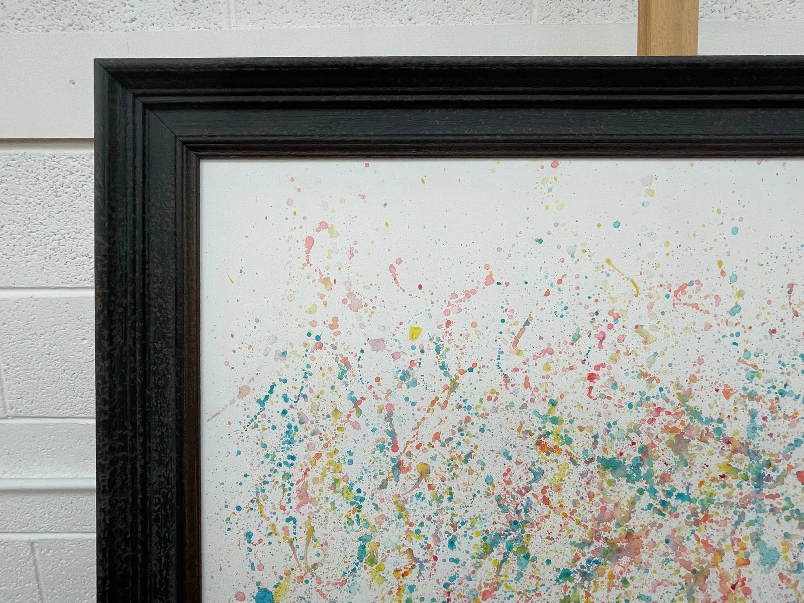 Colourful Abstract Flowers on White Background - Unique Original Art by Contemporary British Artist, - 9