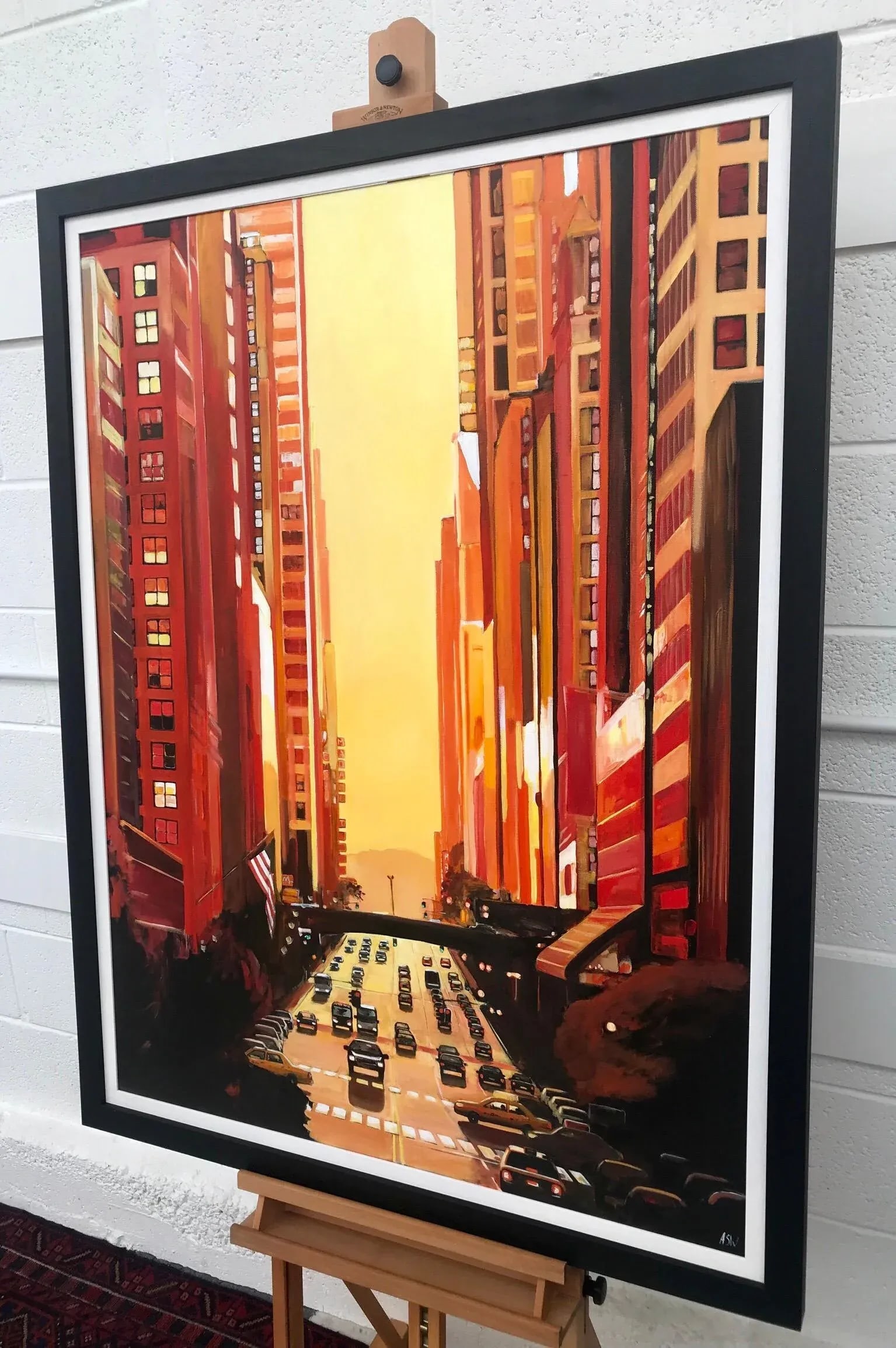 Angela Wakefield, New York City NYC Street Sunshine Landscape Painting by British Cityscape Artist, - 4