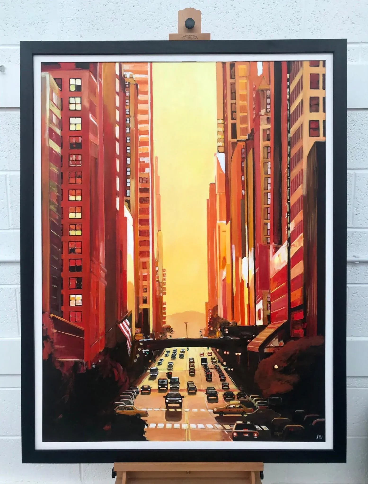 Angela Wakefield, New York City NYC Street Sunshine Landscape Painting by British Cityscape Artist, - 7