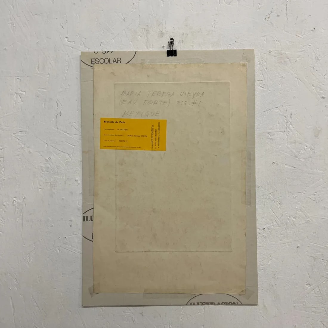 Pez Abstract Paper Engraving, Limited Edition 6/25, Maria Teresa Vieyra Rincon - 10