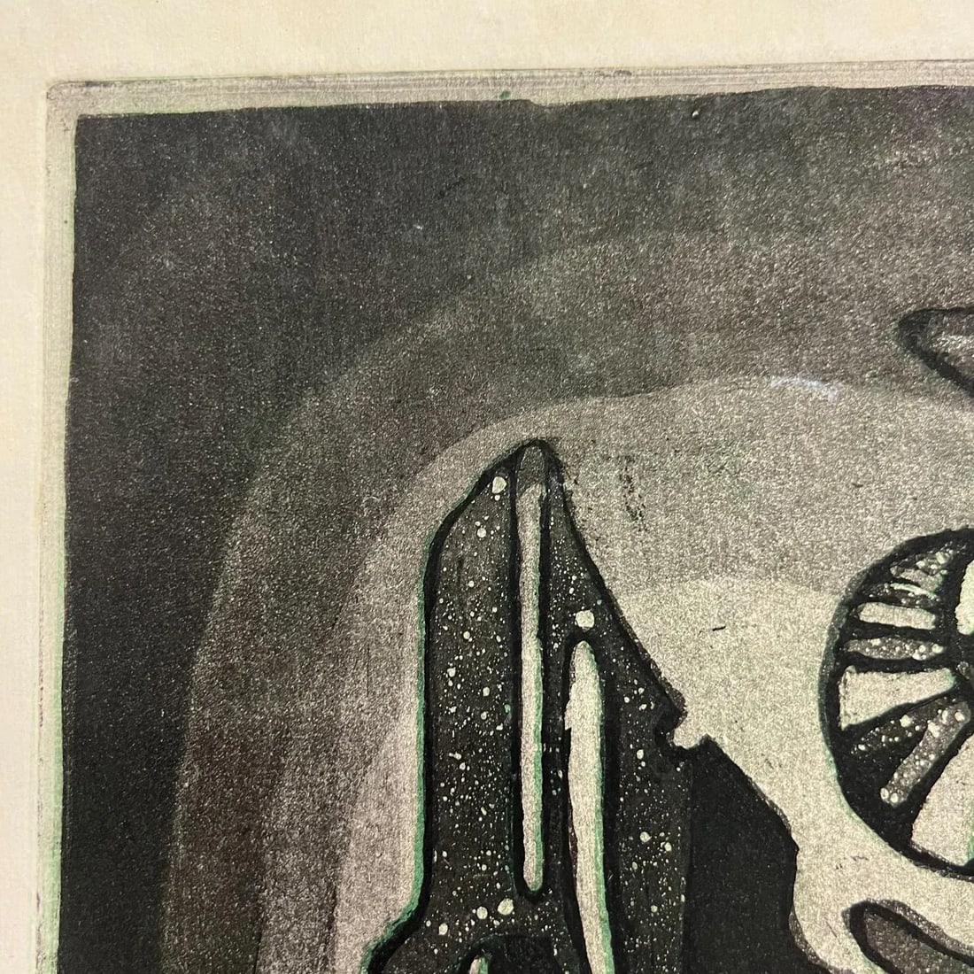 Pez Abstract Paper Engraving, Limited Edition 6/25, Maria Teresa Vieyra Rincon - 12