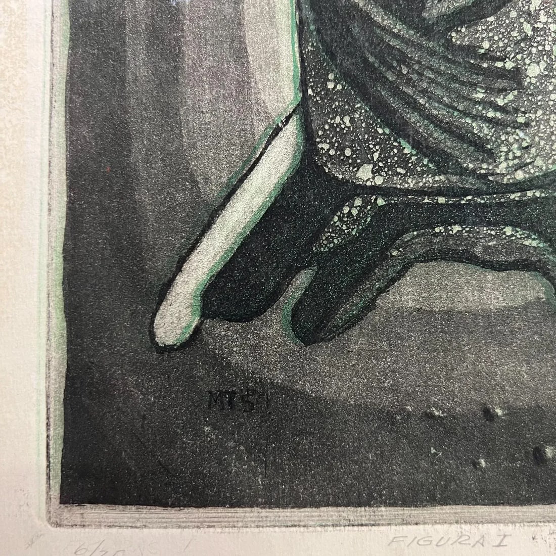Pez Abstract Paper Engraving, Limited Edition 6/25, Maria Teresa Vieyra Rincon - 5