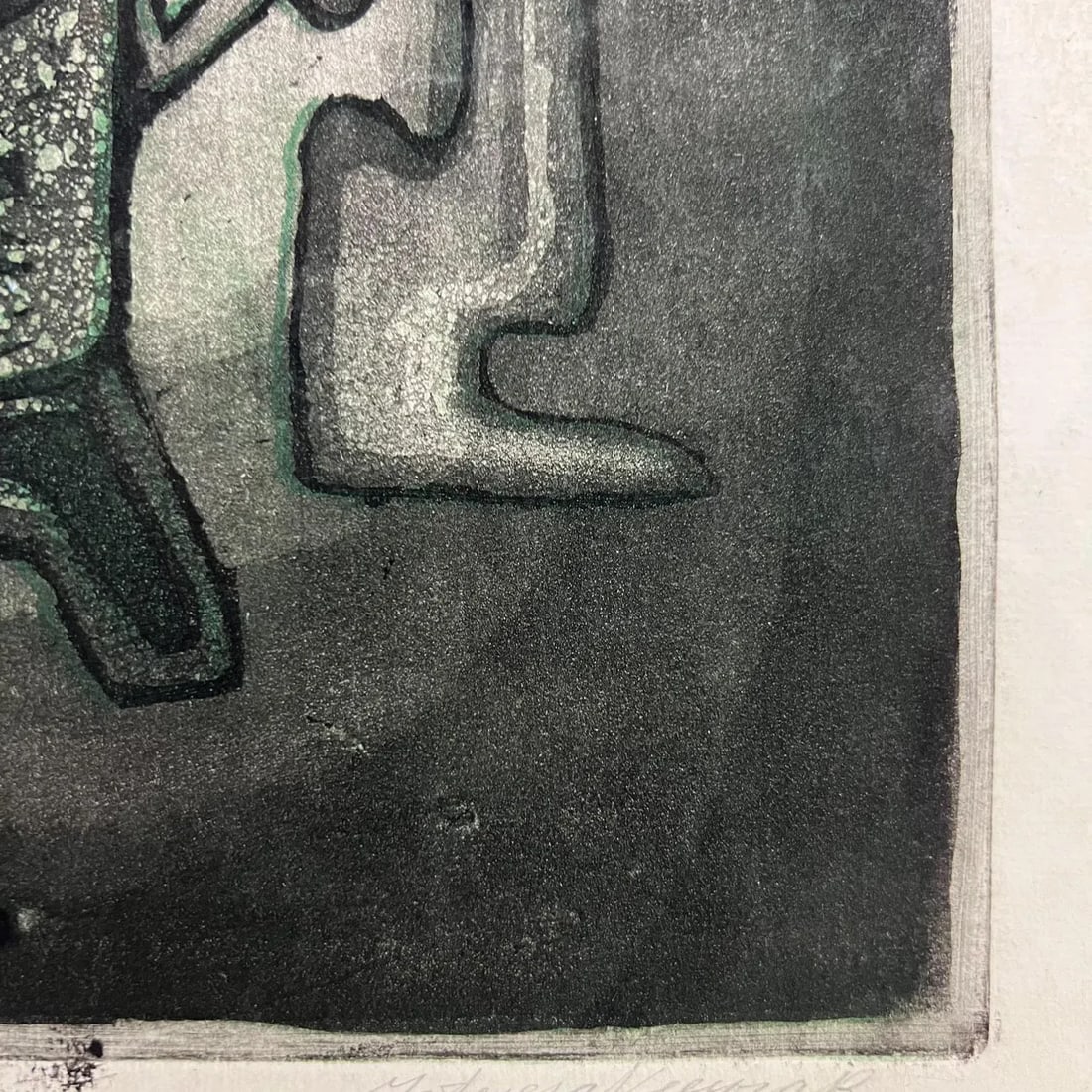 Pez Abstract Paper Engraving, Limited Edition 6/25, Maria Teresa Vieyra Rincon - 8