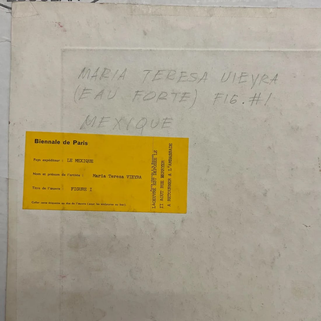 Pez Abstract Paper Engraving, Limited Edition 6/25, Maria Teresa Vieyra Rincon - 9