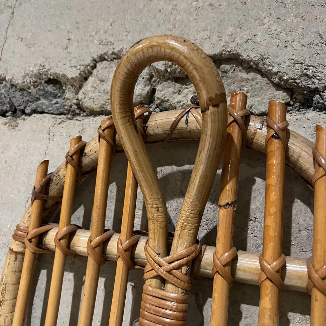 1950s French Rattan Bamboo Coat Racks Style Louis Sognot France - 11