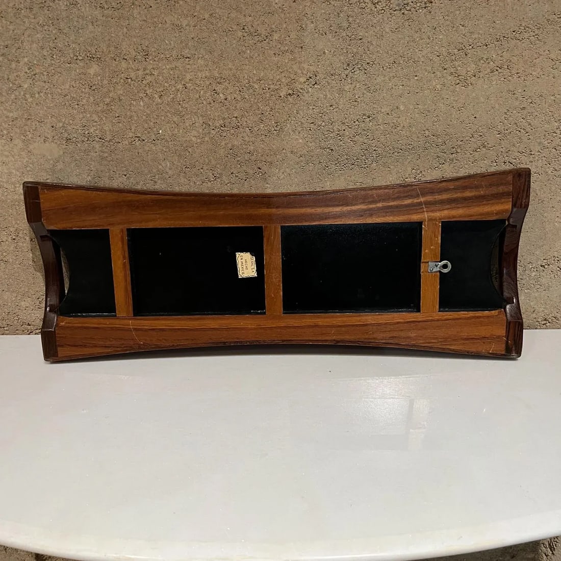 1970s Long Service Tray Layered Wood Don Shoemaker SeÃ±al Mexico - 10