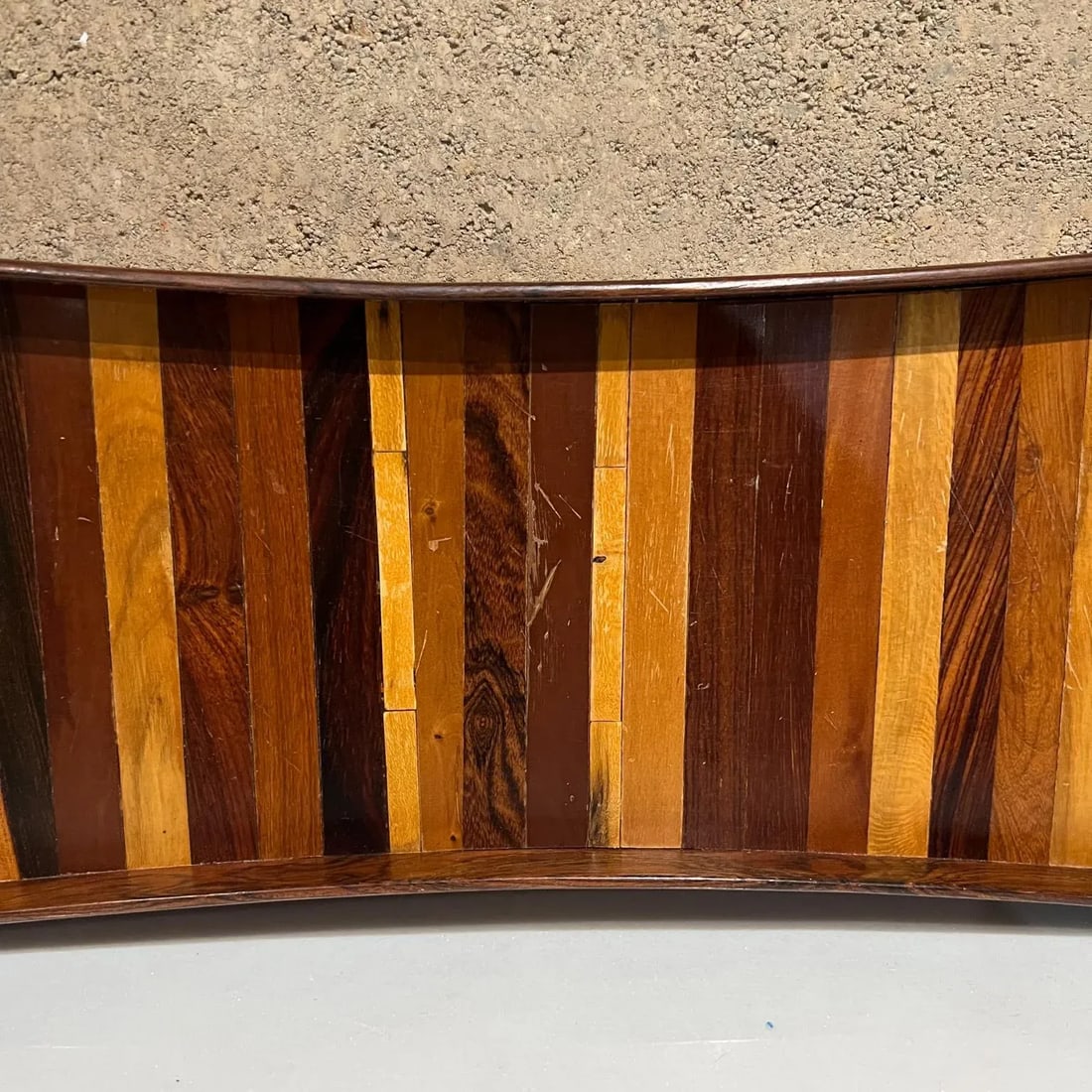 1970s Long Service Tray Layered Wood Don Shoemaker SeÃ±al Mexico - 12
