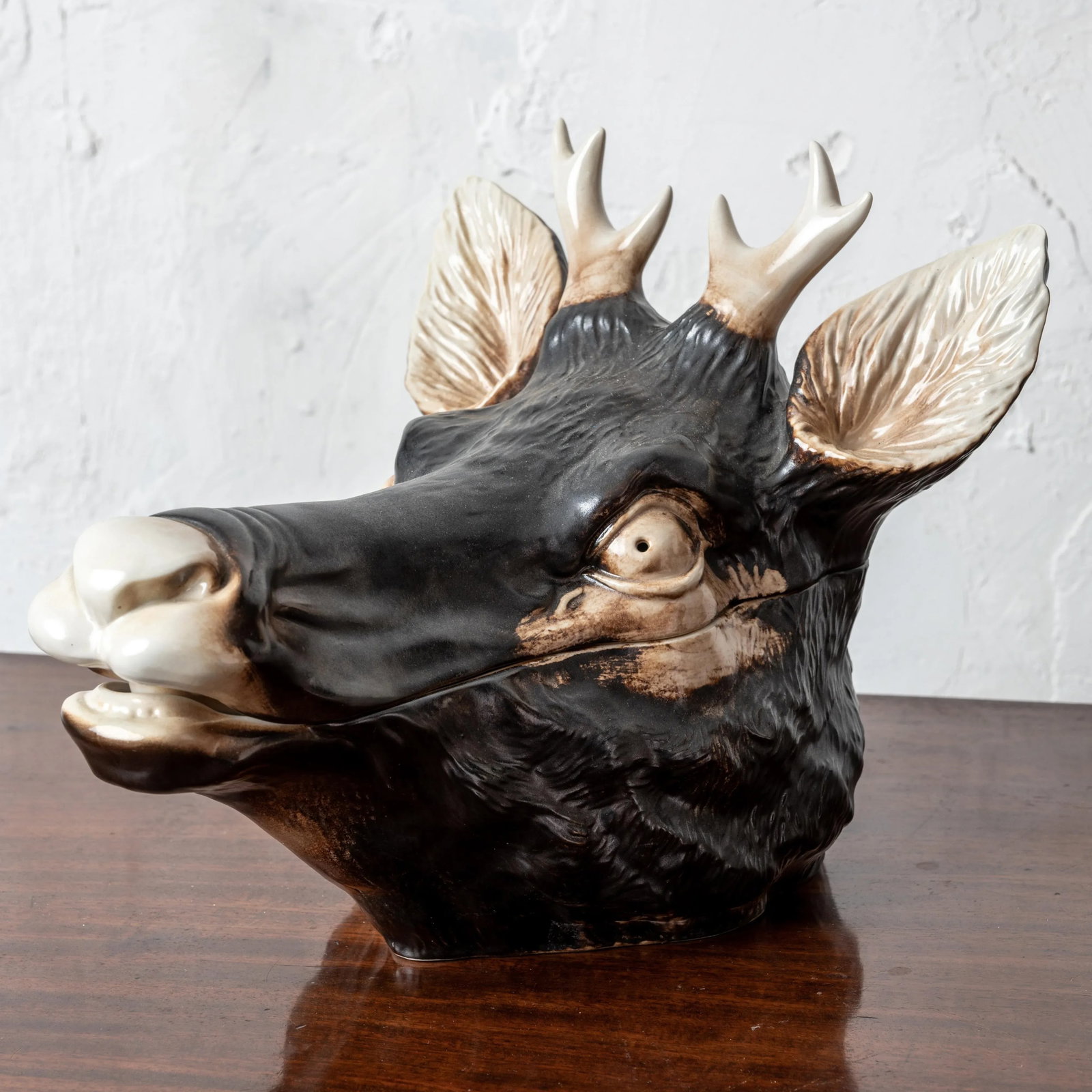 Italian Boar and Stag Majolica Tureens - 5
