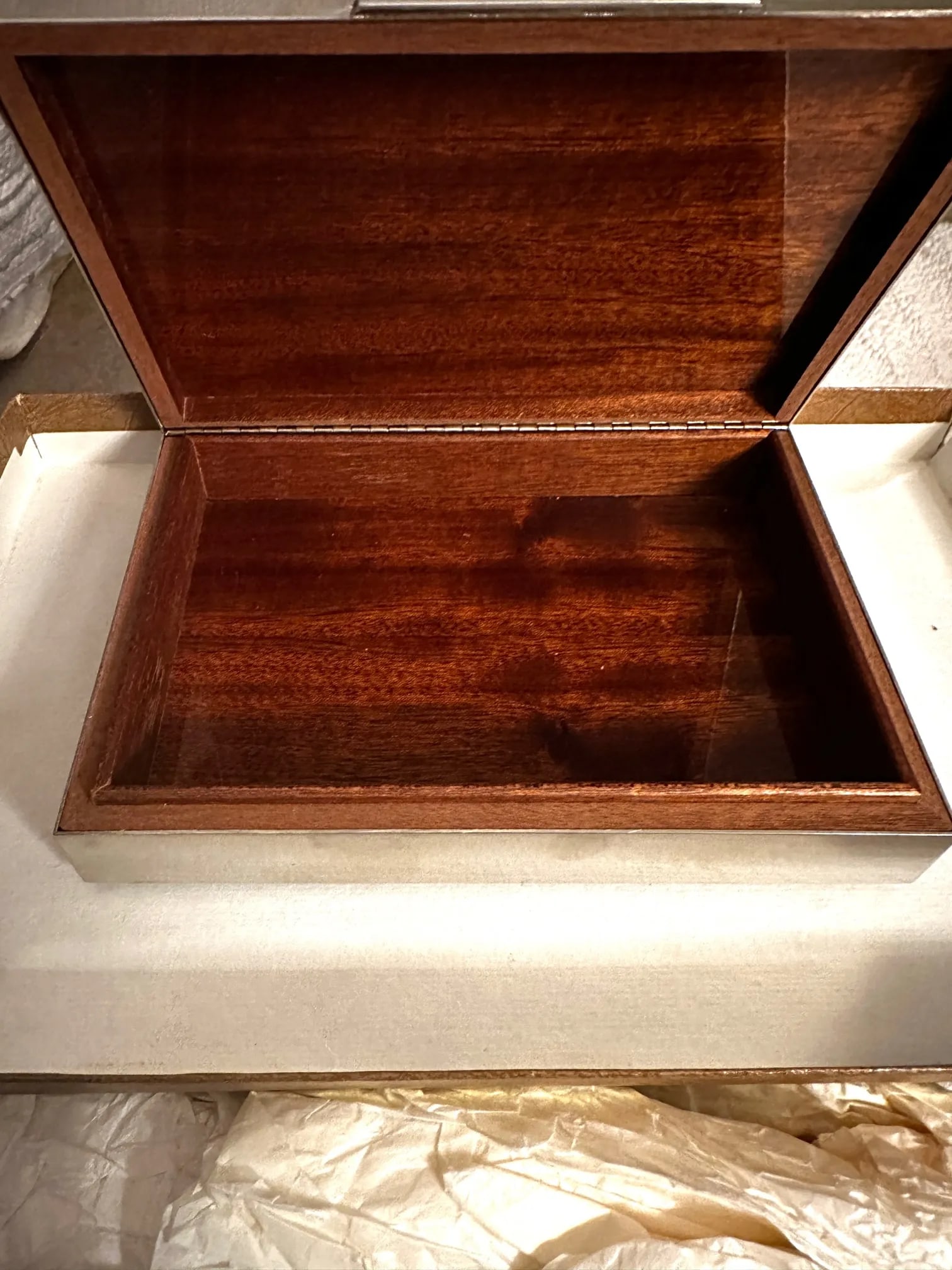 Vintage 1960's Gucci Silver/Gold Plate Trinket Box - 3