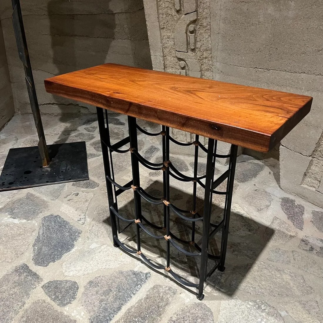 Mid-Century Modern Wine Bar Walnut Table by Arthur Umanoff, 1950s - 5