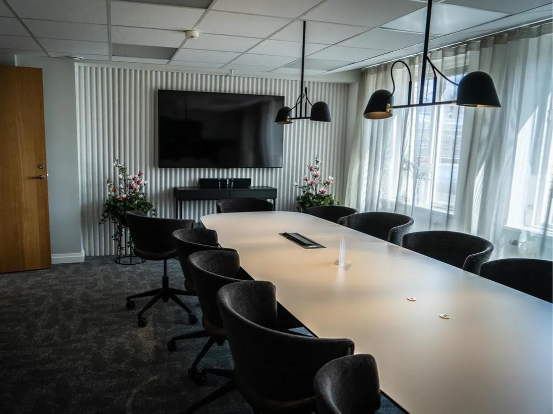 Streck' 2-Armed Ceiling Light by Joel Karlsson for Örsjö in Black - 2
