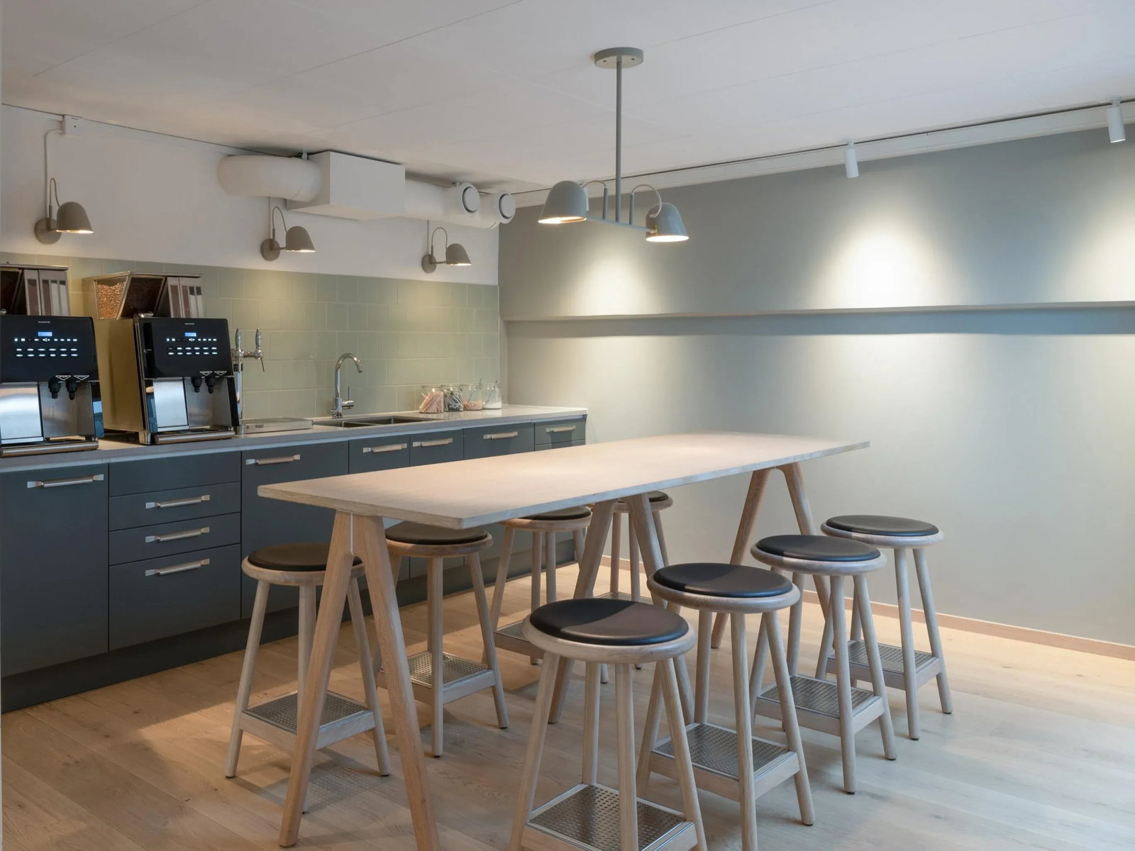 Streck' 2-Armed Ceiling Light by Joel Karlsson for Örsjö in Black - 3