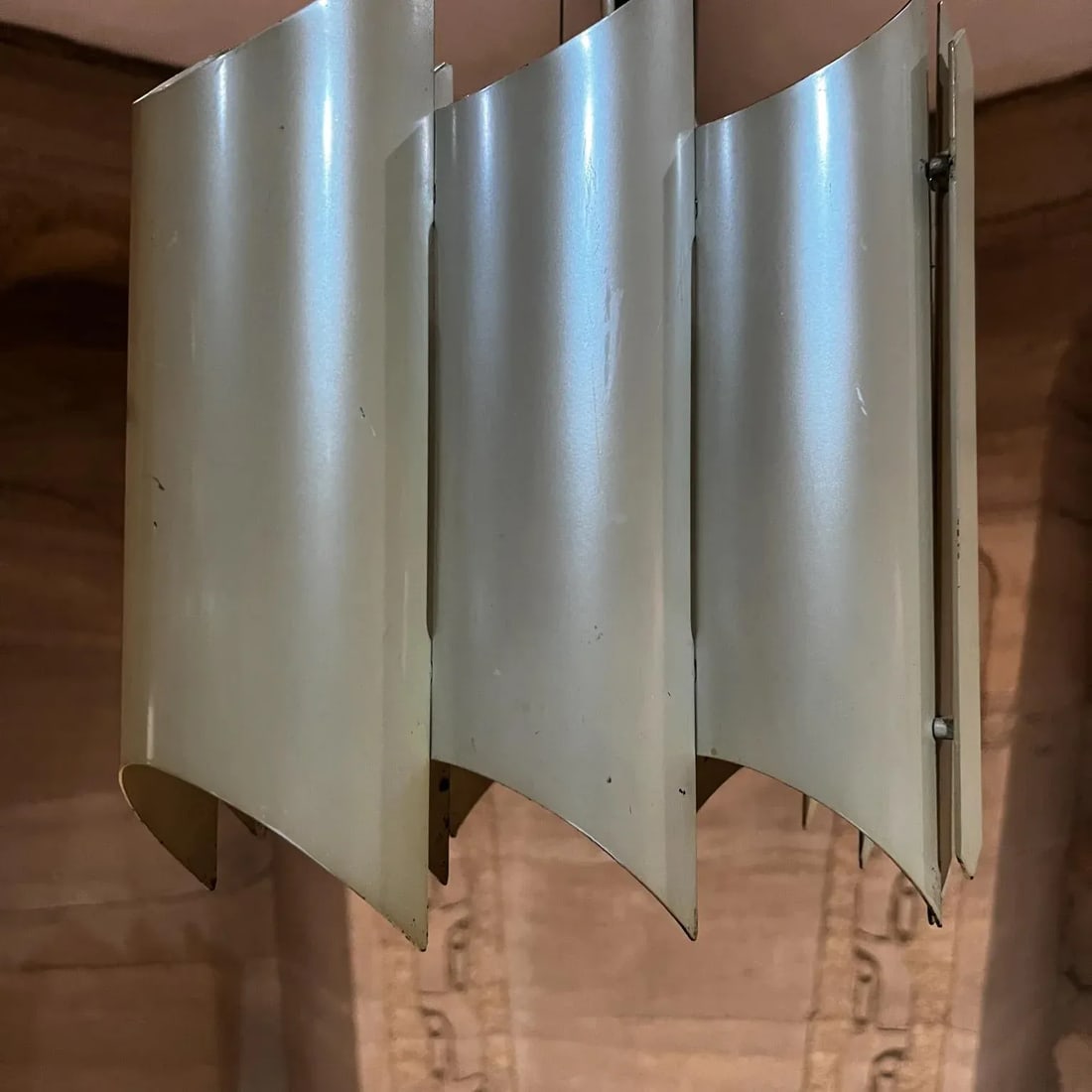 1970s Cathedral Chandelier by Robert Sonneman, Vintage Mother-of-Pearl - 3