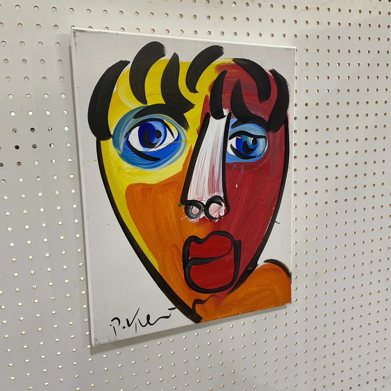Vintage Abstract Portraiture; Original Artwork by Peter Robert Keil - 2