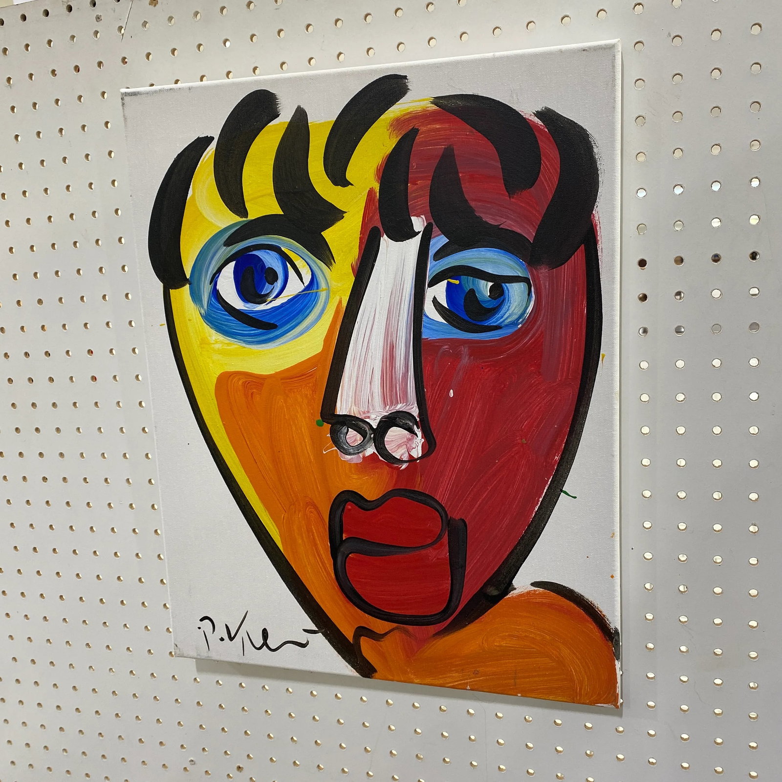 Vintage Abstract Portraiture; Original Artwork by Peter Robert Keil - 3