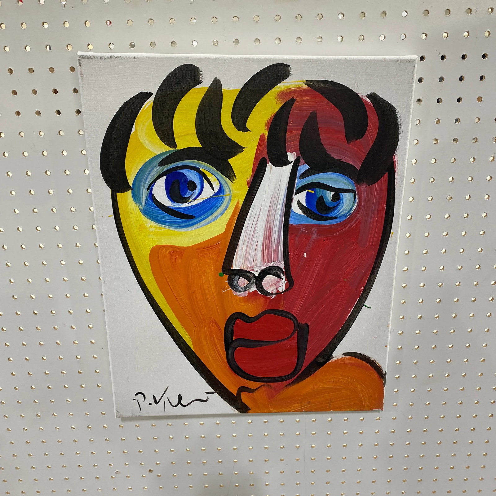 Vintage Abstract Portraiture; Original Artwork by Peter Robert Keil - 5