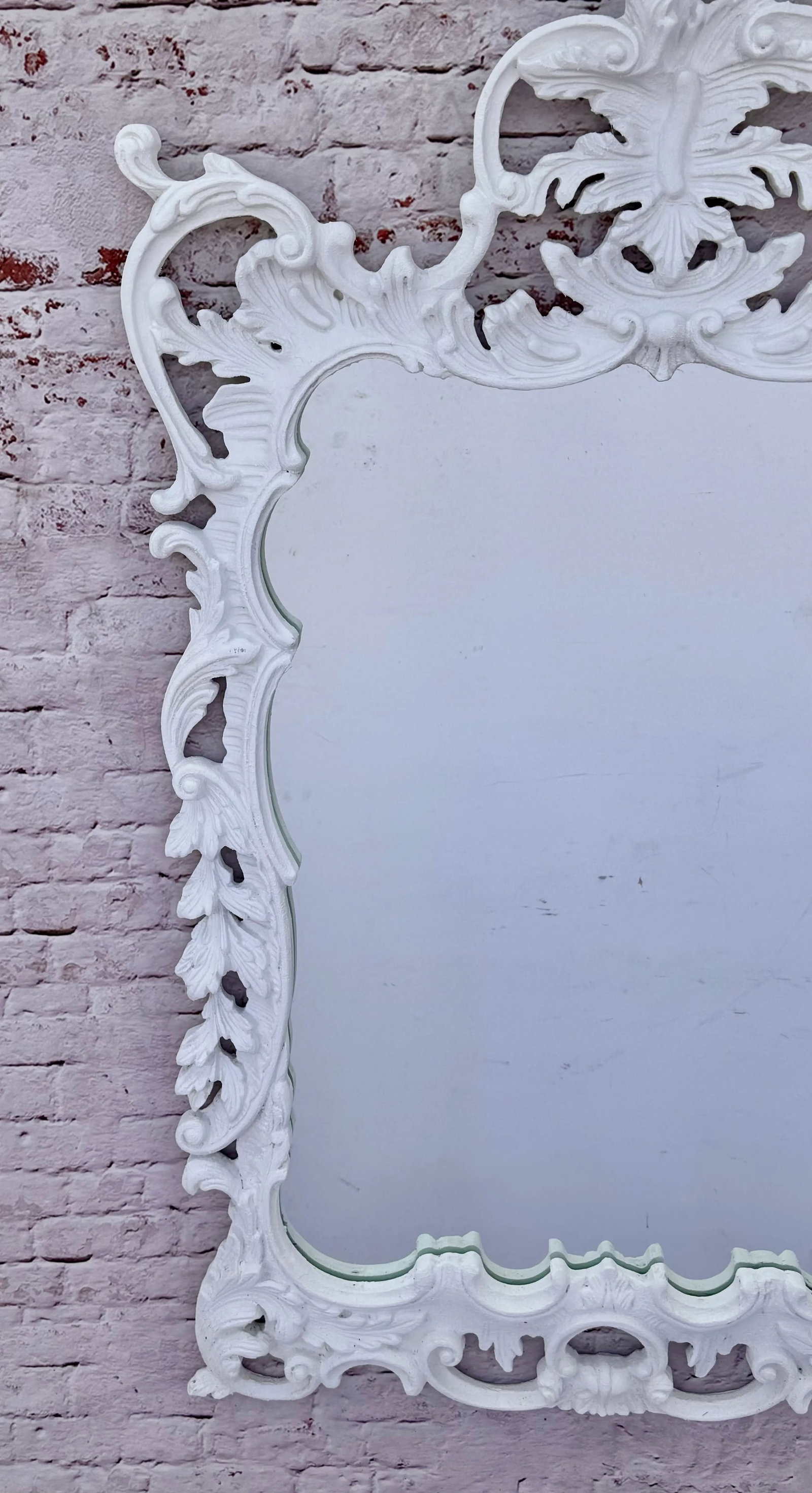 George III Style Carved and Gesso Rococo Mirror - 11