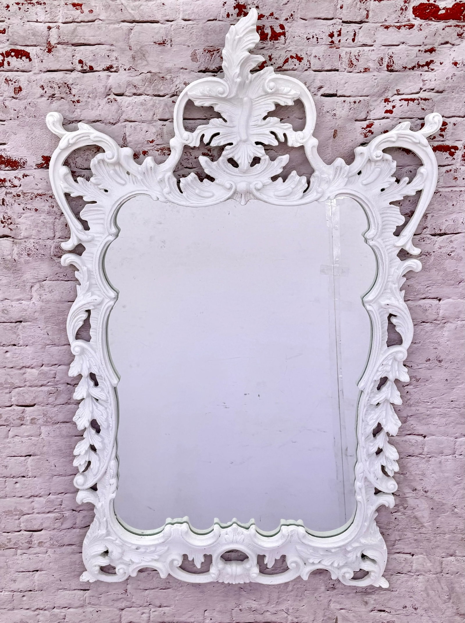 George III Style Carved and Gesso Rococo Mirror - 6