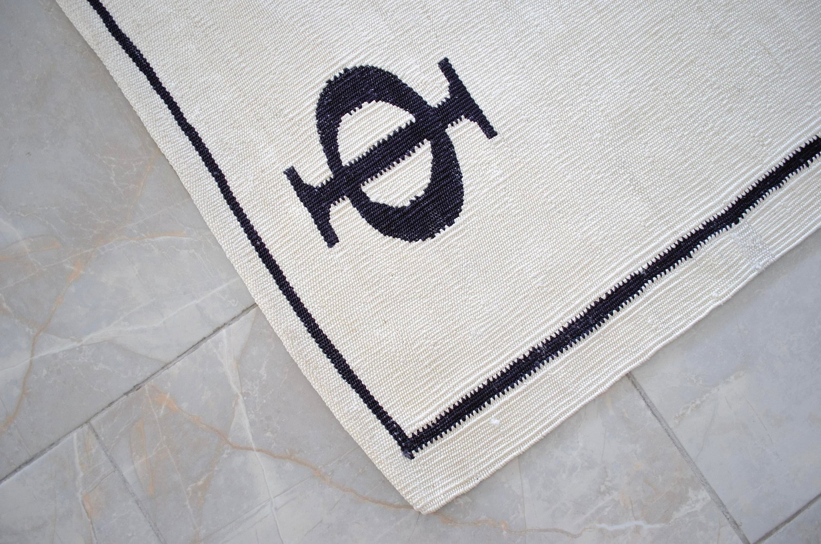 Fibonacci - Golden Ratio Themed Silk Hand Woven Area Rug Kilim Wall Rug 4"²11"³ × - 13