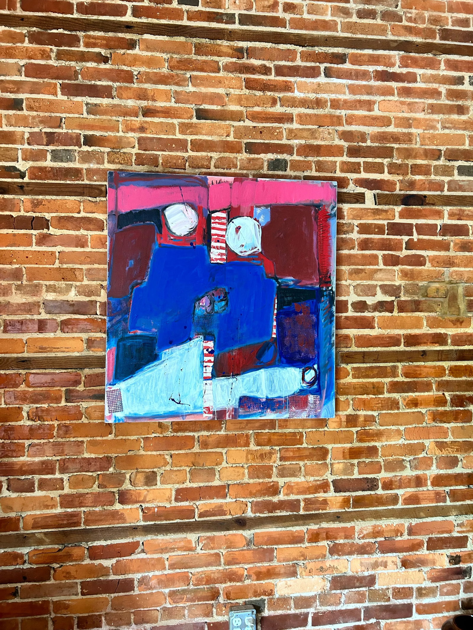 1990s Raggedy Ann & Andy Abstract Acrylic Painting - 2