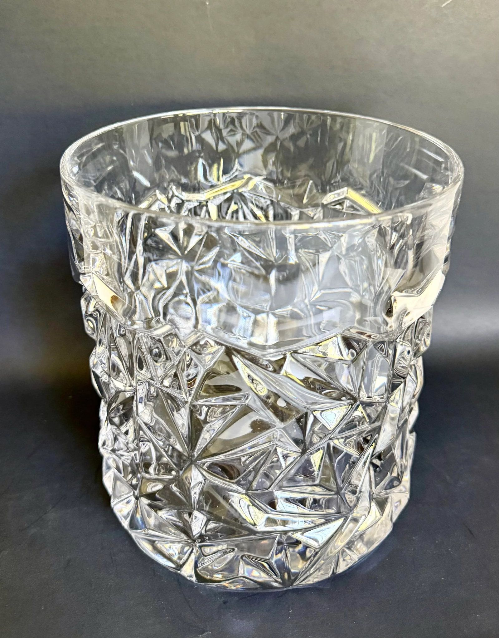 Tiffany & Co. "Rock Cut" Crystal Champagne Ice Bucket - 4