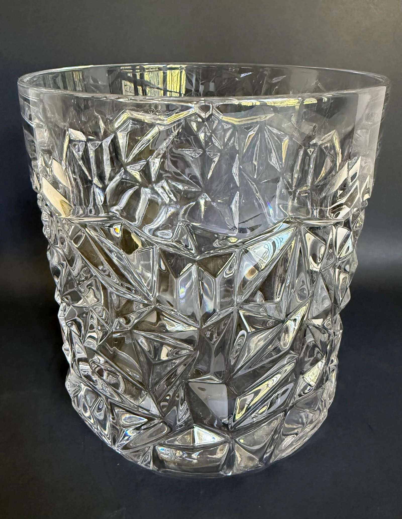 Tiffany & Co. "Rock Cut" Crystal Champagne Ice Bucket - 5