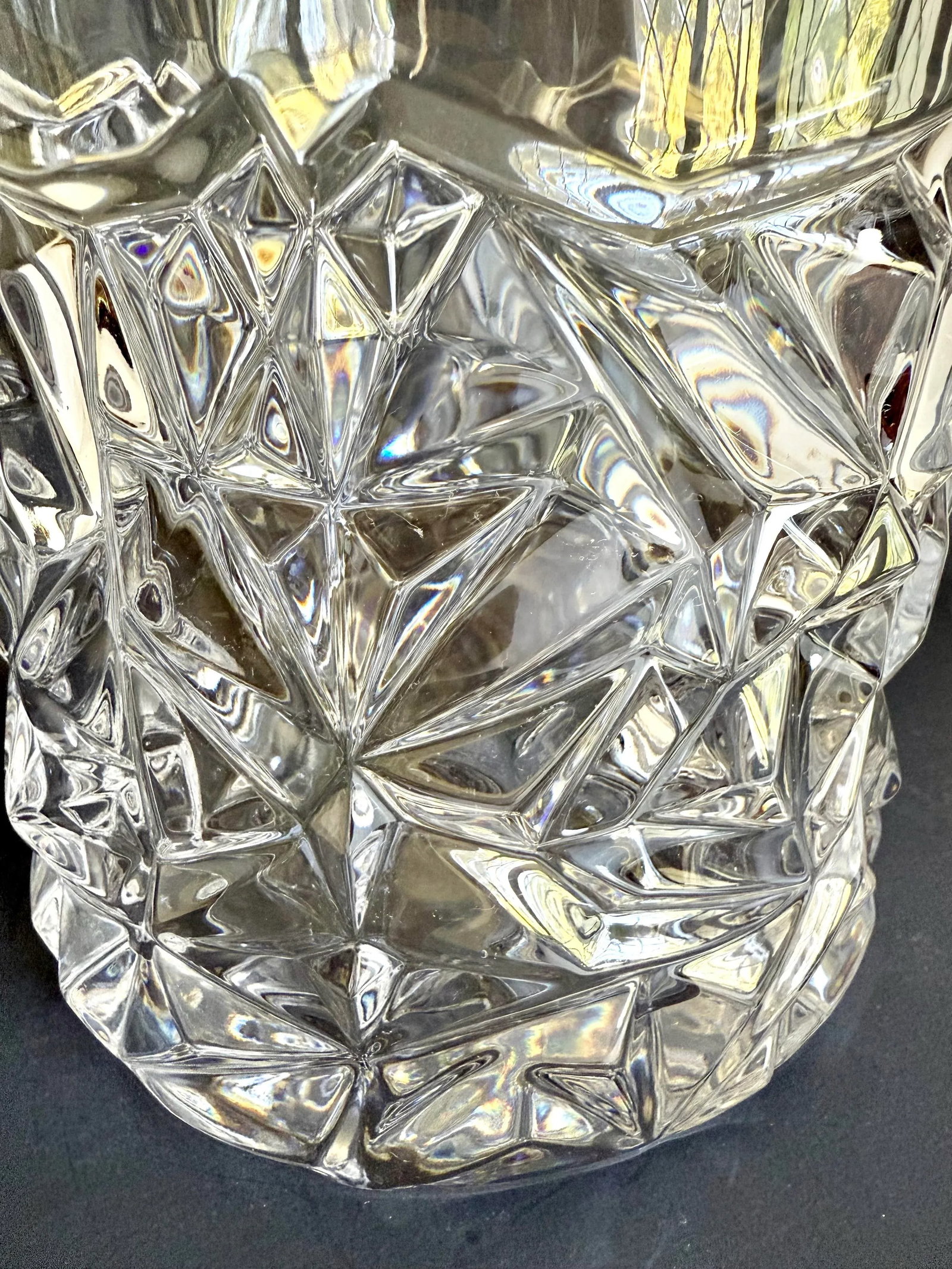Tiffany & Co. "Rock Cut" Crystal Champagne Ice Bucket - 6