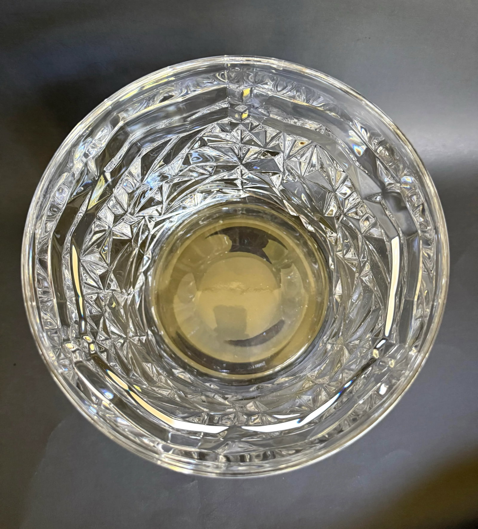 Tiffany & Co. "Rock Cut" Crystal Champagne Ice Bucket - 8