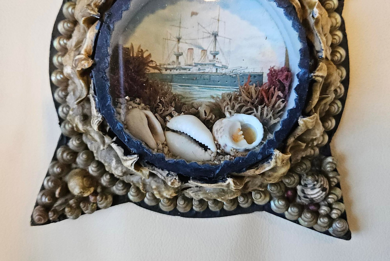 Victorian Vanguard: Edwardian Star-Form Shell Diorama Featuring Highflyer-Class Cruiser - 3
