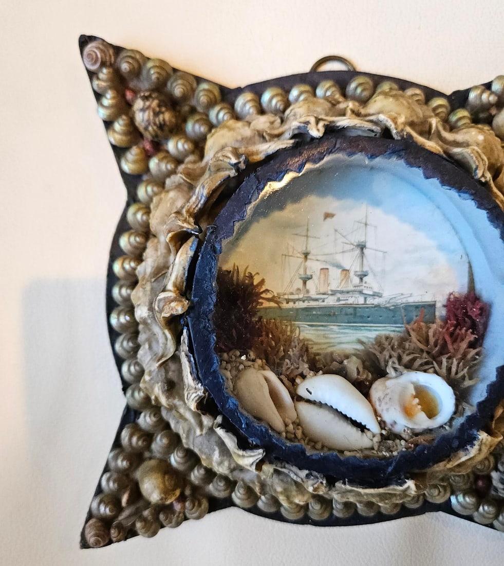 Victorian Vanguard: Edwardian Star-Form Shell Diorama Featuring Highflyer-Class Cruiser - 7
