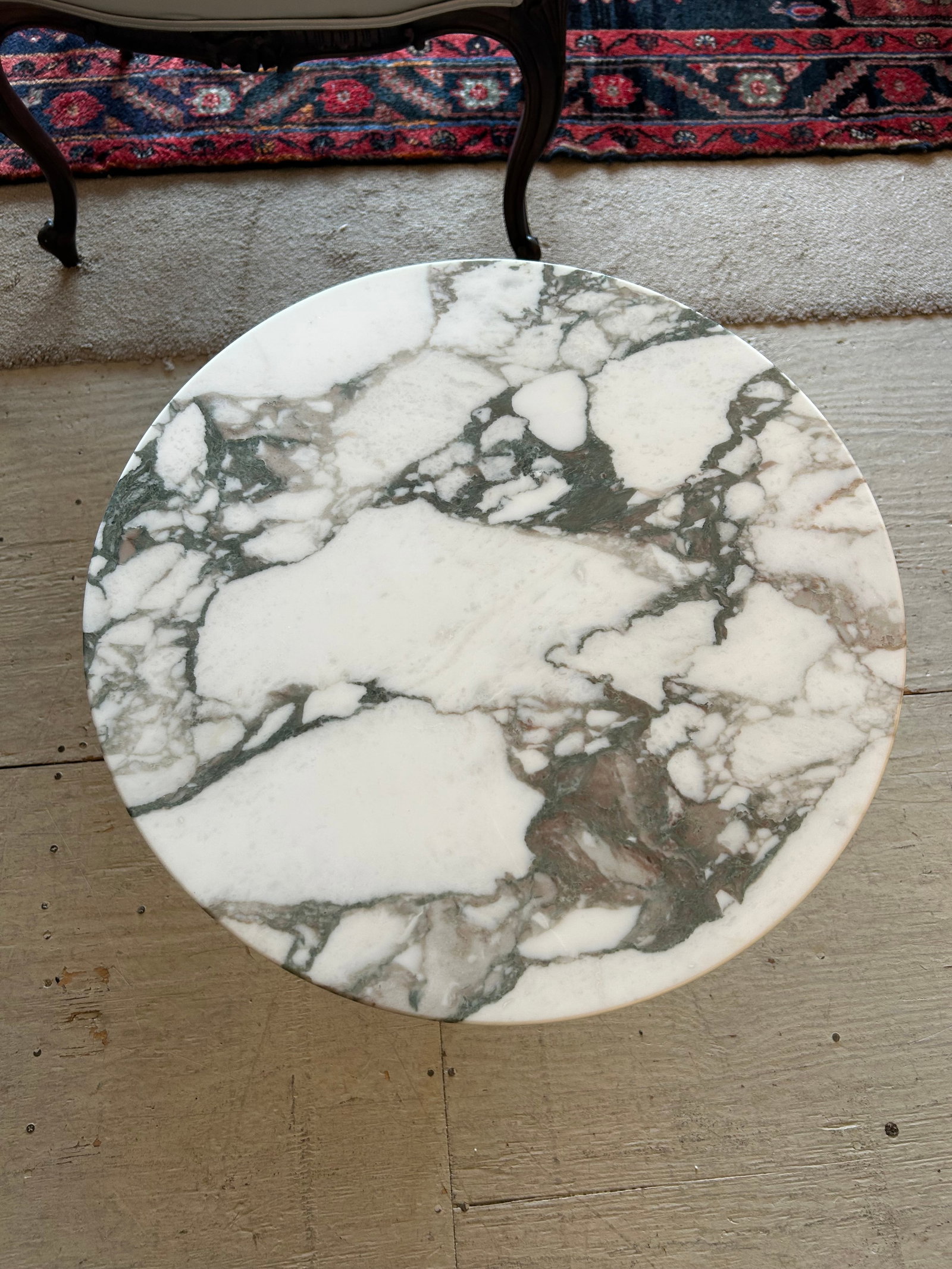 Knoll Eero Saarinen Small Round Martini Table With Marble Top - 5