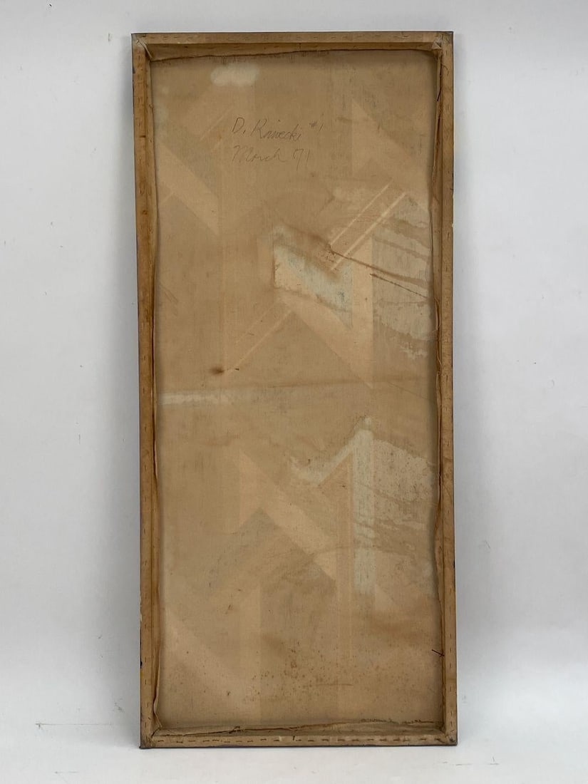 1970s Large Abstract O/C Painting - 2