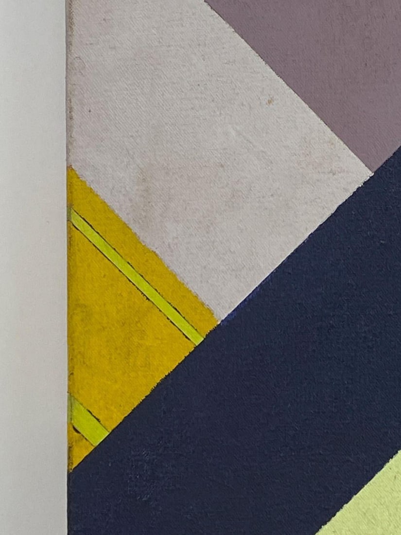 1970s Large Abstract O/C Painting - 4