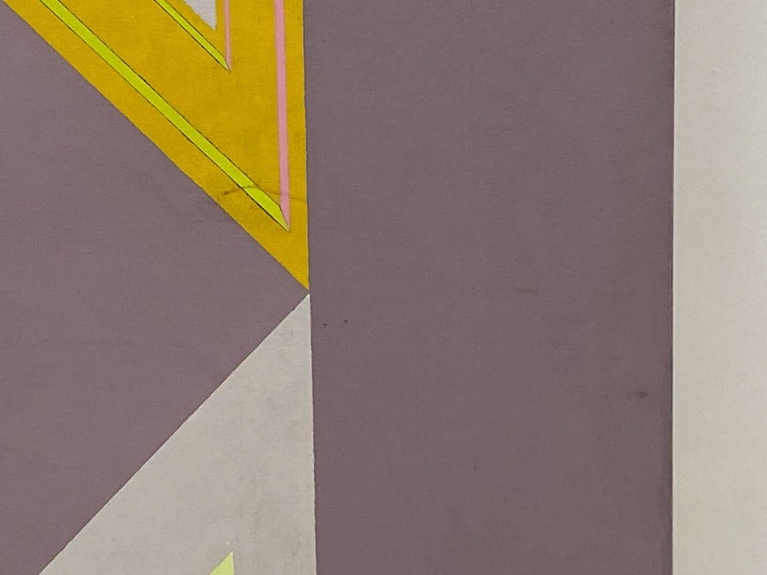 1970s Large Abstract O/C Painting - 5