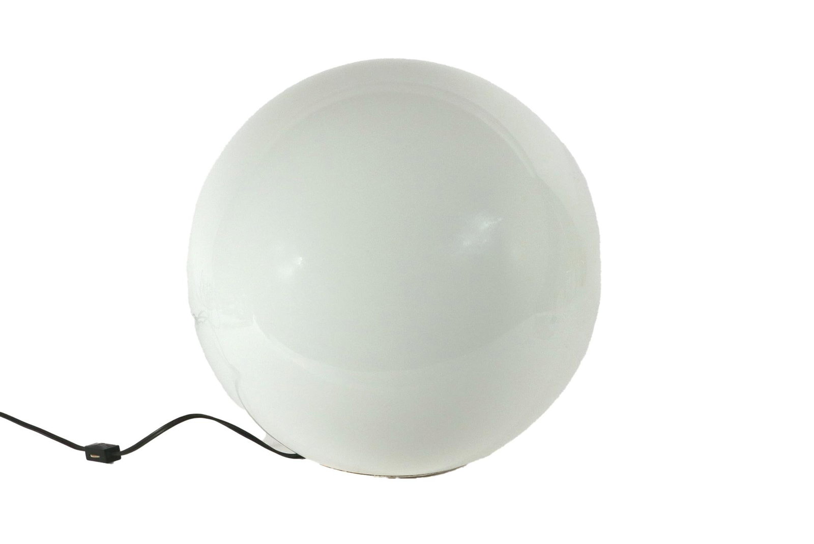 1960s Lunar Glow: Midcentury Modern Glass Orb Lamp by Paul Mayen for Habitat - 2