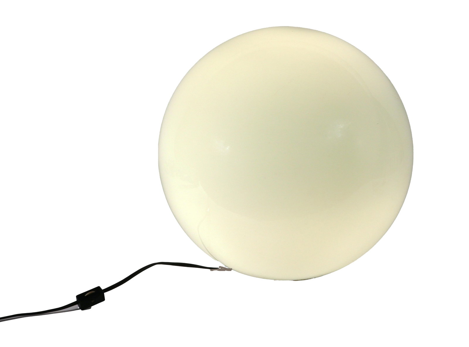 1960s Lunar Glow: Midcentury Modern Glass Orb Lamp by Paul Mayen for Habitat - 7