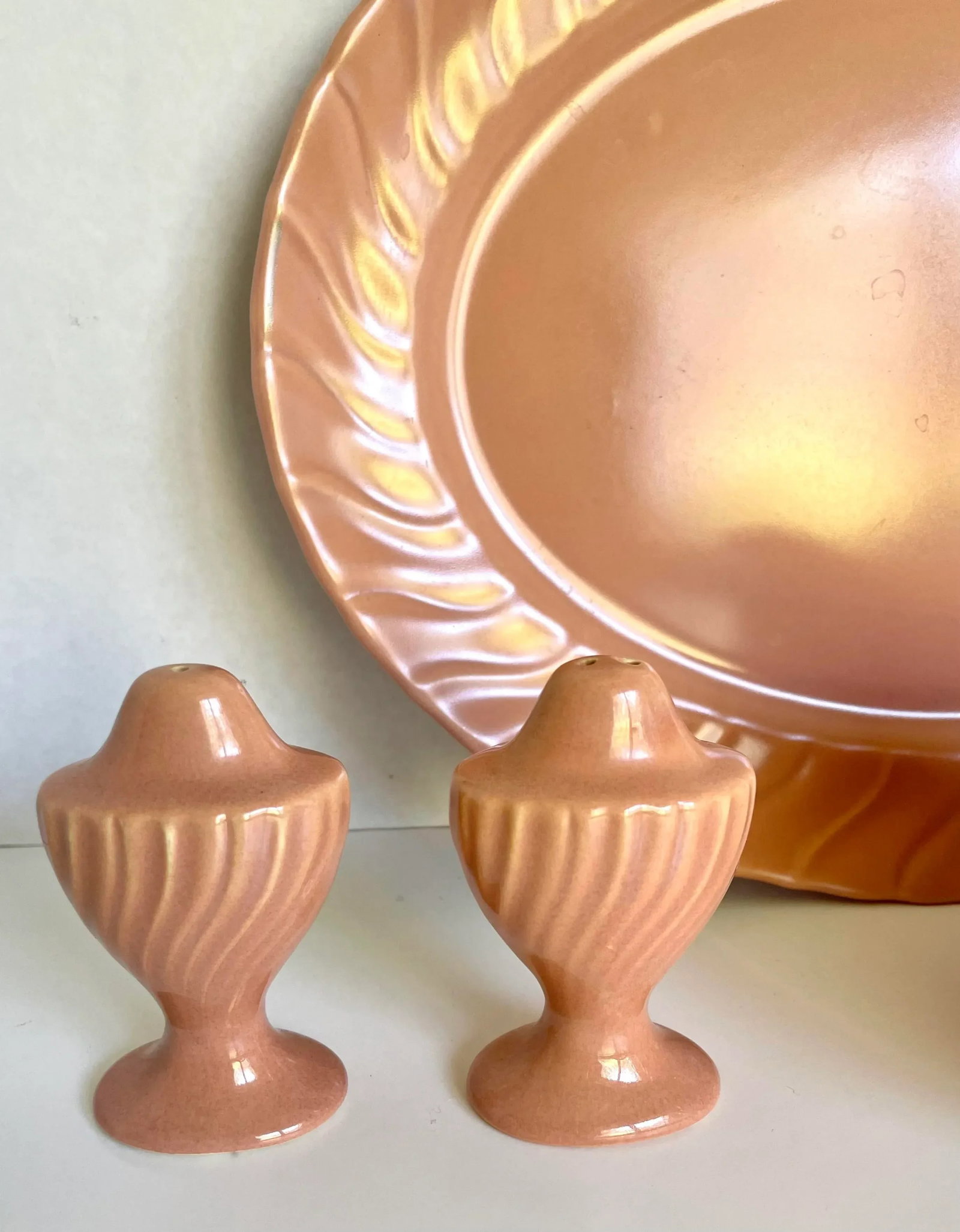 44 Pieces - 1940's Pink Franciscan Coronado Dinnerware and Serving Set - 11