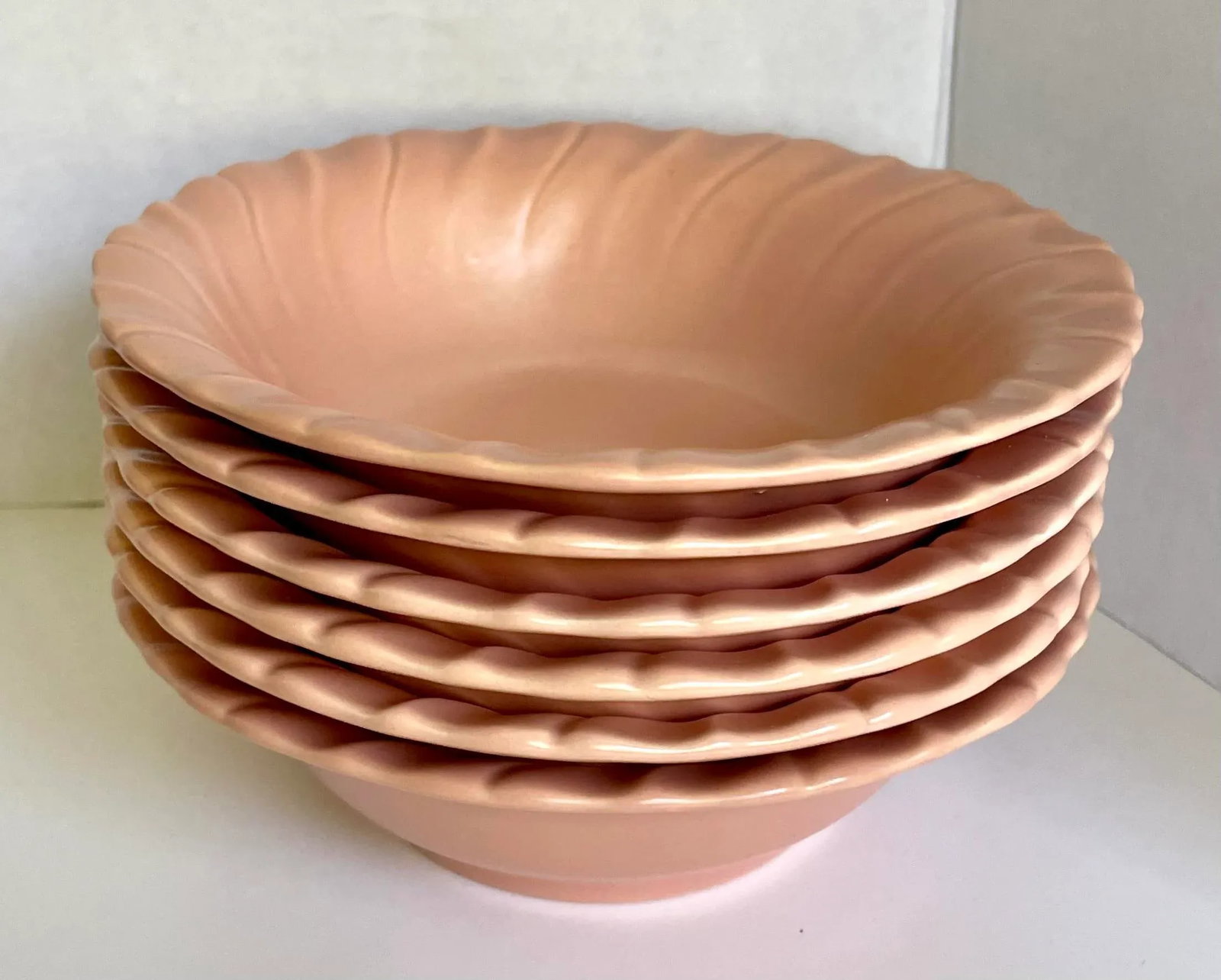44 Pieces - 1940's Pink Franciscan Coronado Dinnerware and Serving Set - 5
